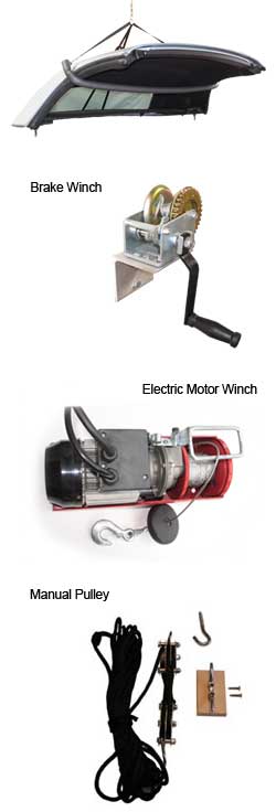 Hardtop Hoist Lift Systems