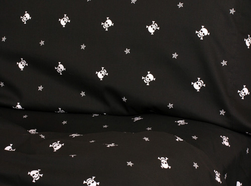 Black Skull and Crossbones Duvet Covers