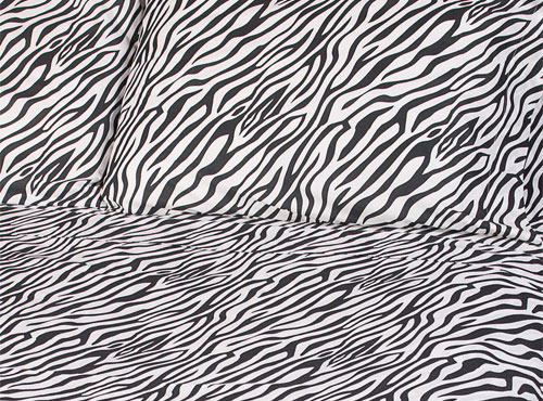 Black Zebra Duvet Cover