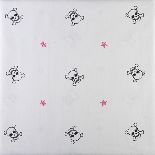 Dreamy Linens White Skull Star