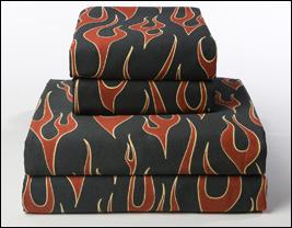 Hot Rod Flame Print Sheet Sets