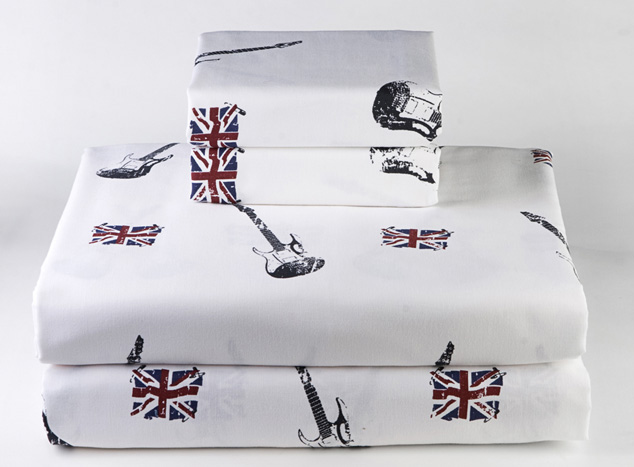 God Save the Sheets Twin XL Sheet Set Sin In Linen from sininlinen.com