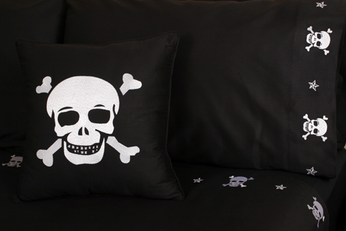 Gothic Pirate Bed Sheets