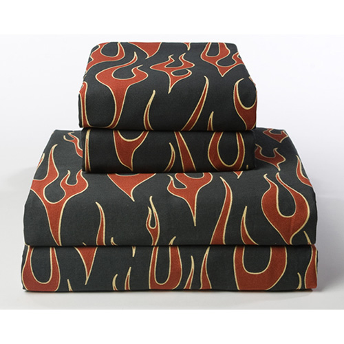 Rock and Roll Flame Bed Sheets