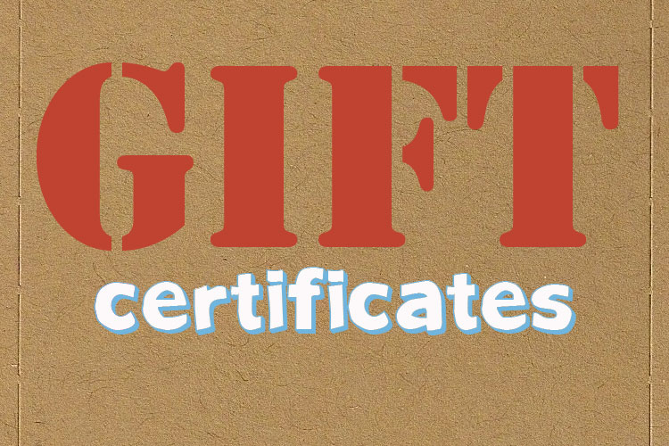 Gift Certificates